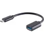 Cabo USB S/CONN 13-30009 USB 3.2 Gen 1 0,1 m USB-C USB-A preto