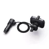 Transmissor FM SAVIO TR-14 Bluetooth USB, FM 87,6–107,9 MHz, MicroSD, USB-C, alimentação 12 V automóvel