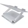 Suporte para portátil Dexlan 310790 prateado alumínio USB 5000 Mbit/s