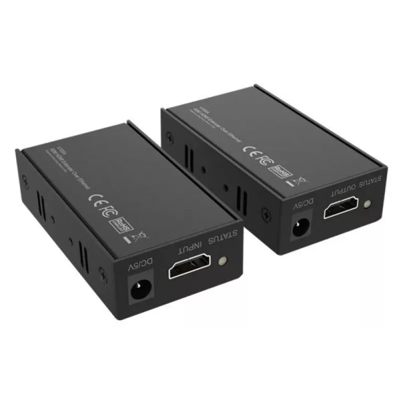 Extensor Unitek HDMI Over Ethernet, 60M, V100A