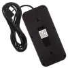 Extensão elétrica MACLEAN MCE391 B – 6 tomadas, 4×USB-A + 1×USB-C, 110–240V, 2500W, cabo de 3 m, preto