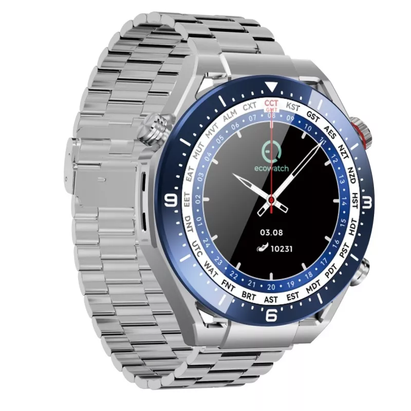 Smartwatch EW01 prateado