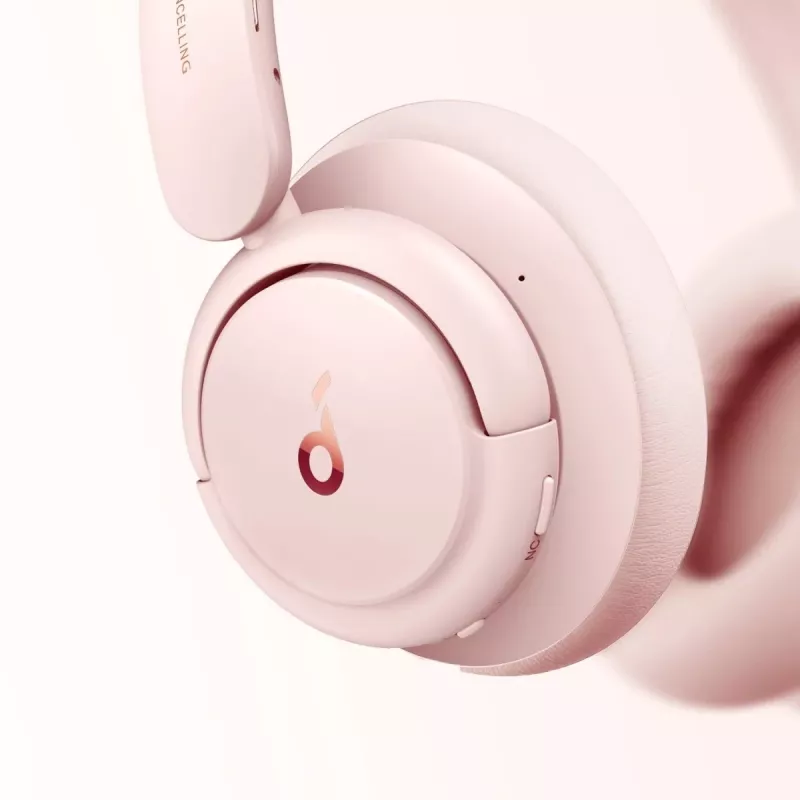Auscultadores Soundcore by Anker Life Q30 Hybrid com cancelamento ativo de ruído, vários modos, som Hi-Res, 40 horas de reprodução, chamadas nítidas, carregamento rápido
