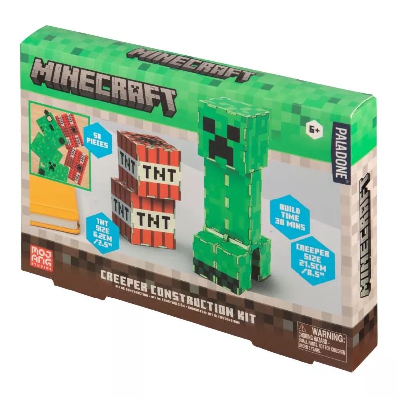 Conjunto de construção Paladone Minecraft Creeper – figura Creeper para montar