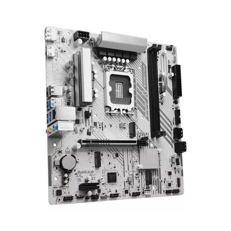 Placa-mãe ASROCK B760M-X GEN5 mATX para LGA1700, 2× DDR5, DisplayPort e HDMI
