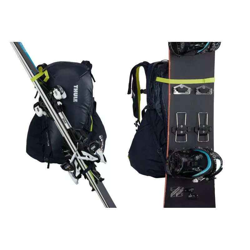 Mochila de esqui e snowboard Thule 3610 Upslope 35L Removable Airbag 3.0 Ready Lime Punch