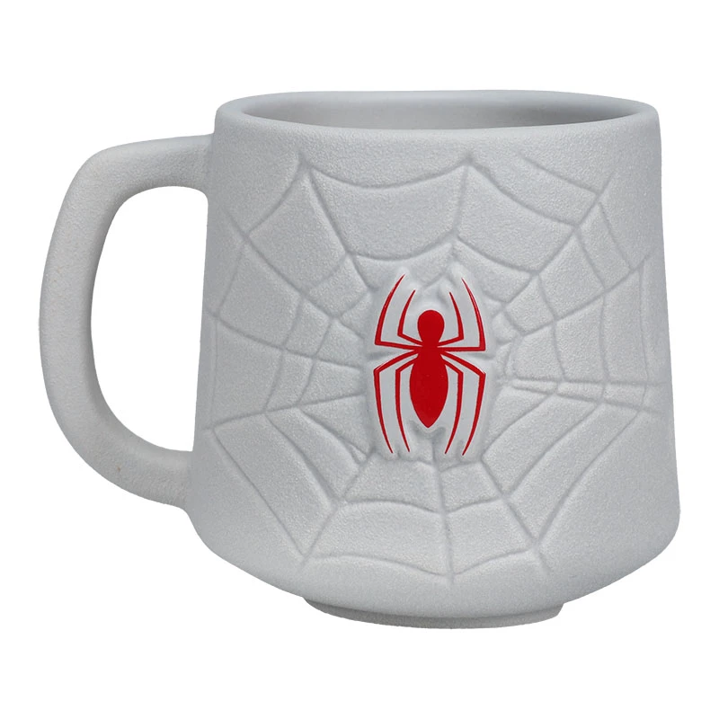 Caneca Paladone Spiderman Shaped Mug cinzento 0.45 L, peça única, 127,6×97,4×100,5 mm