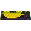 LORGAR KBP70TKLW, teclado gaming mecânico TKL sem fios Pro, preto/amarelo, layout EN