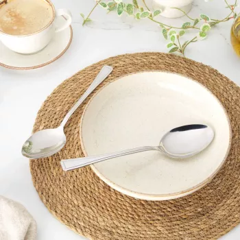 Conjunto de colheres de servir Salter BW09649 – 2 peças em aço inoxidável, aptas para máquina de lavar louça