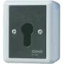 JUNG 833.18 G - interruptor de chave - 1P - cablado - preto - branco - termoplástico - IP44
