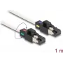 Cabo de rede DeLOCK RJ45 macho para macho Cat.6A S/FTP 1 m branco