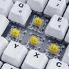 Teclado Sharkoon SKILLER SGK50 S3 PBT gaming USB QWERTZ alemão branco