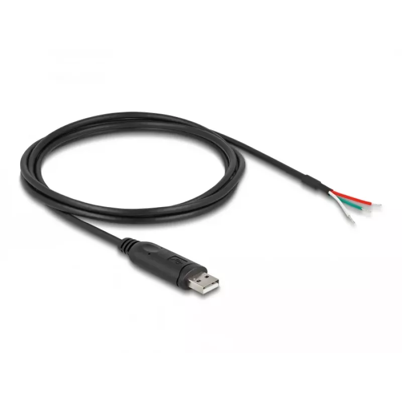 Cabo adaptador DELOCK USB 2.0 Type-A para série RS-485 2 m preto