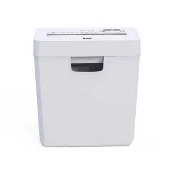 Destruidora de documentos TRACER Tracer 47584 — corte cruzado de 6 mm, até 5–6 folhas, depósito de 10 L, branca