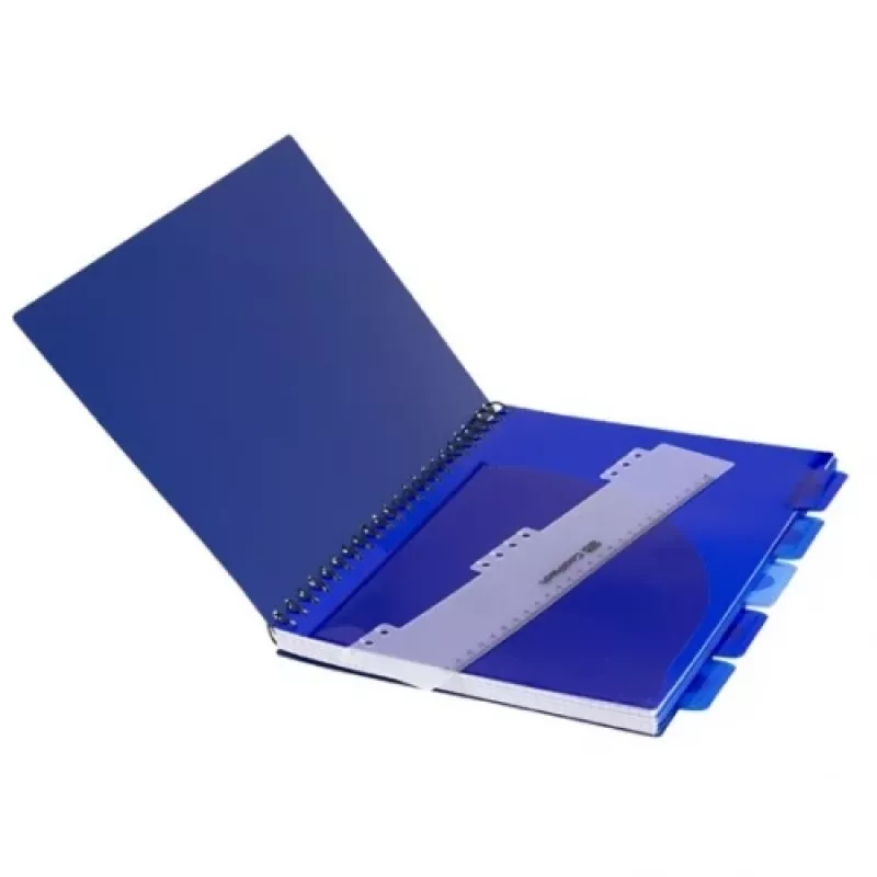 Caderno de espiral A5 Coolpack azul-escuro