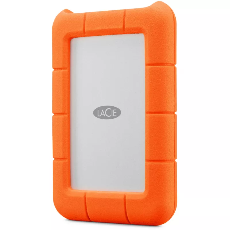 Rugged Mini 5 TB, Disco rígido externo (prateado/laranja, Micro-USB-B 3.2 Gen 1 (5 Gbit/s))
