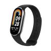 Xiaomi Smart Band 8 preto, monitor de atividade, Bluetooth 5.1, 190mAh, 1,62 polegadas, 5 ATM, sensor de aceleração, sensor PPG, giroscópio