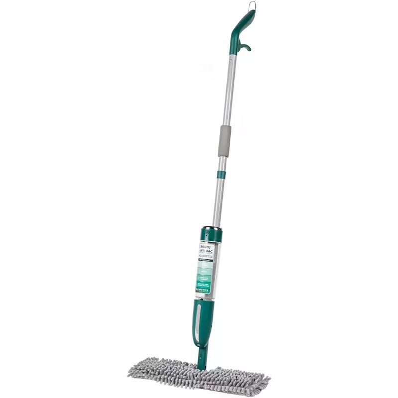 Beldray BEL01121-VDEEU7 esfregona com pulverizador antibacteriana, cartucho recarregável de 400 ml, verde