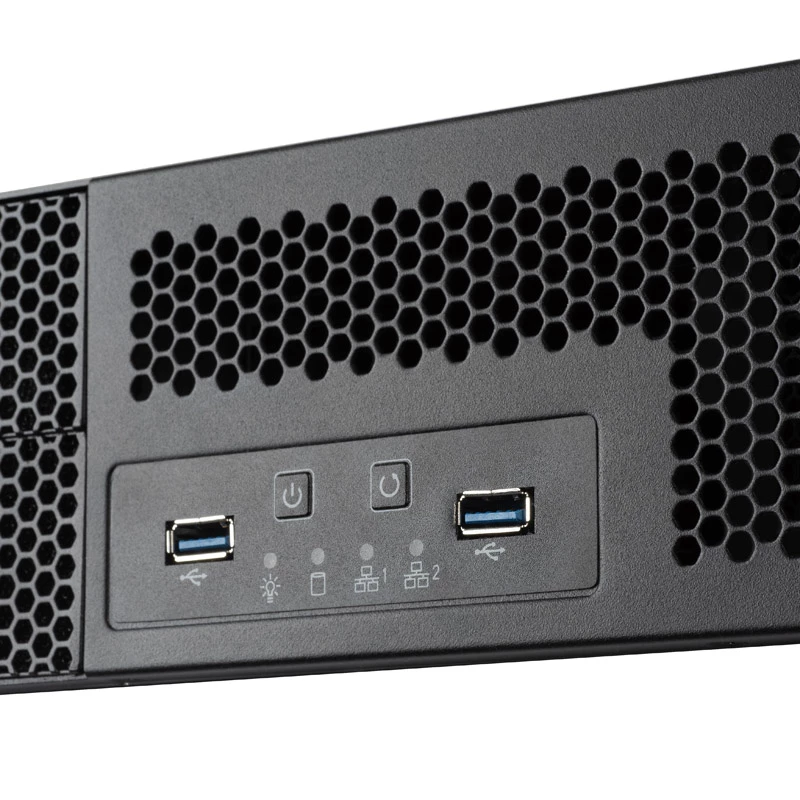 Chassis de servidor rackmount SilverStone RM23-502, ATX, USB 3.0 - 2U - preto