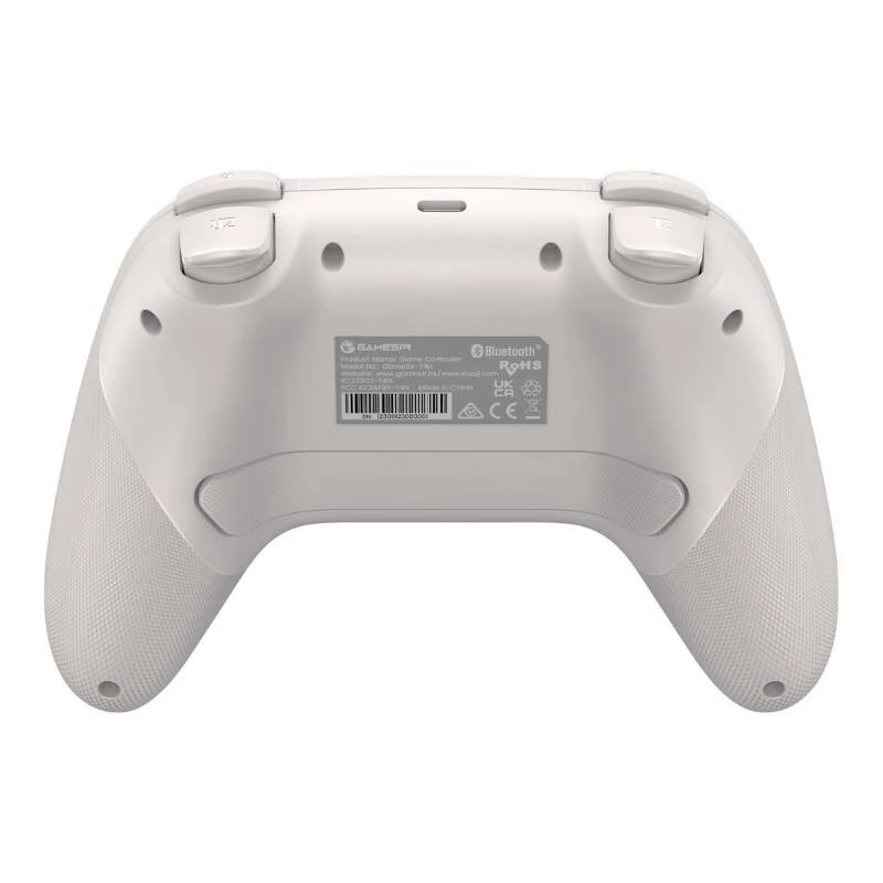 Comando sem fios GameSir T4n branco — Bluetooth, design ergonómico