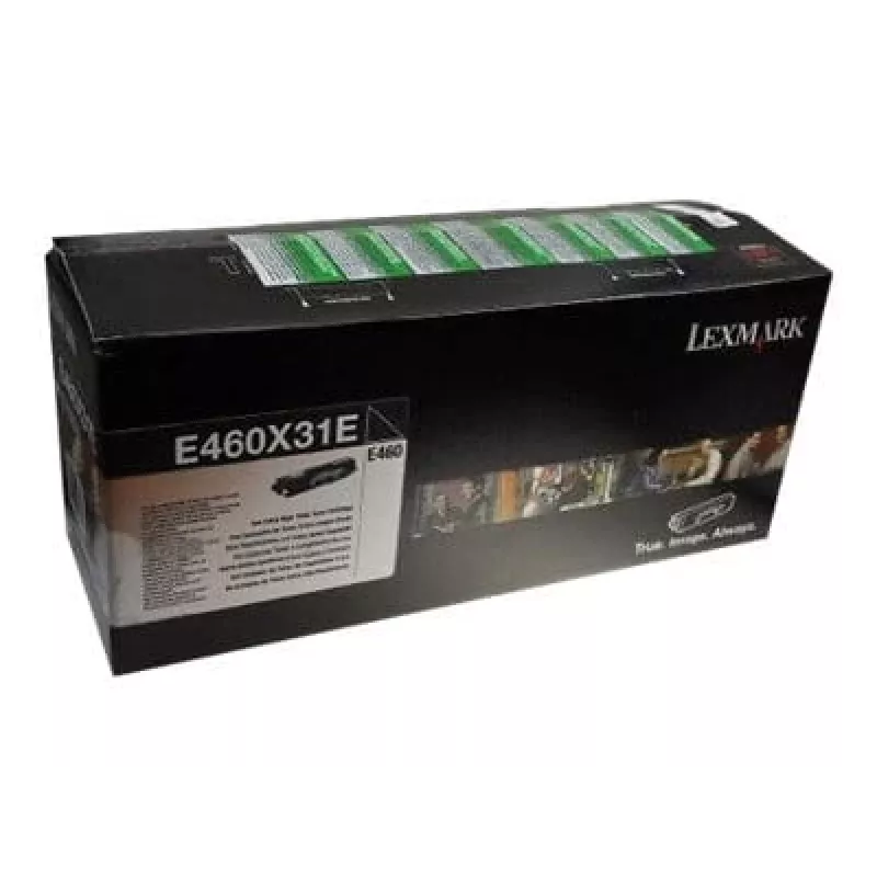 Lexmark E460X31E cartucho de toner para E460, preto, 15.000 páginas