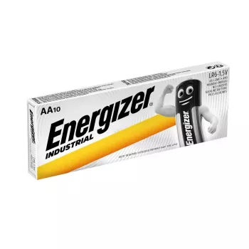 Pilhas alcalinas Energizer Industrial AAA - 6x packs de 10 + 6x packs de 10 grátis