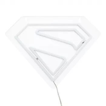 Luz néon LED de parede Paladone Superman PP14478SMTVN, placa decorativa de parede