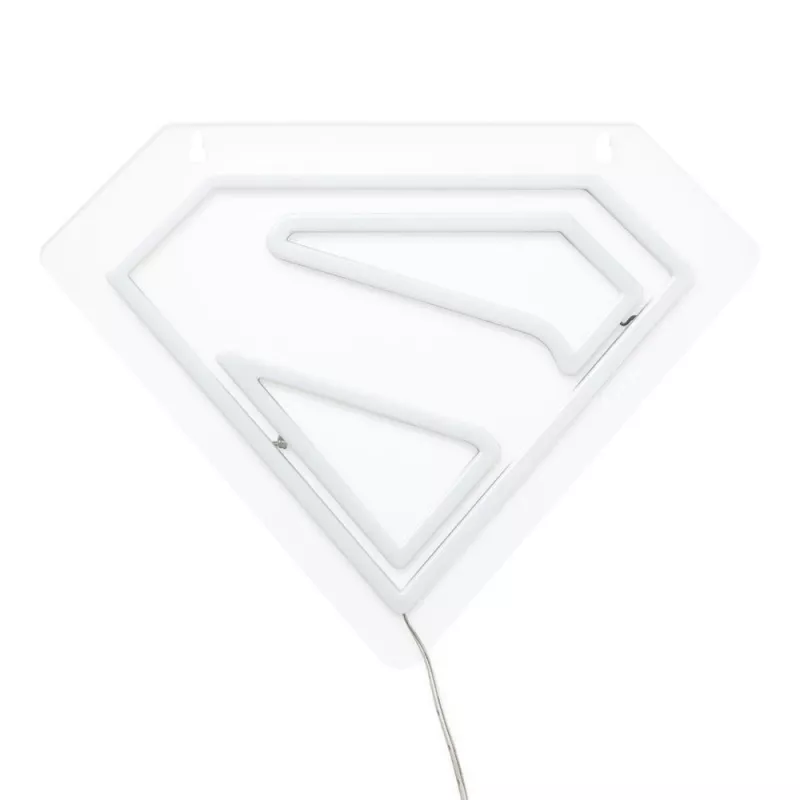 Luz néon LED de parede Paladone Superman PP14478SMTVN, placa decorativa de parede