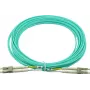 Cabo de patch de fibra ótica duplex Chelsio SRCABLE50M compatível BlueOptics, LC-UPC/LC-UPC bege, 50 metros, multimodo, G50/125µm OM3, atenuação de entrada: inferior a 0.2d