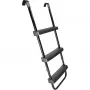 Escada para Trampolim HUDORA universal 70–100 cm, preta, degraus de segurança ajustáveis