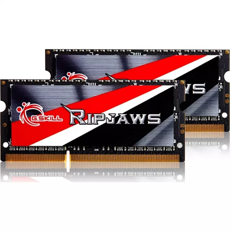 Memória RAM G.SKILL Ripjaws F3-1600C9D-16GRSL (DDR3 SO-DIMM; 2 x 8 GB; 1600 MHz; CL9)