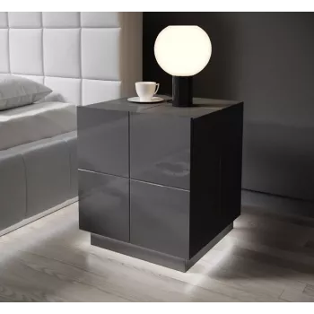 Candeeiro de cabeceira Cama Meble REJA – LED de sobrepor branco, alimentação AC