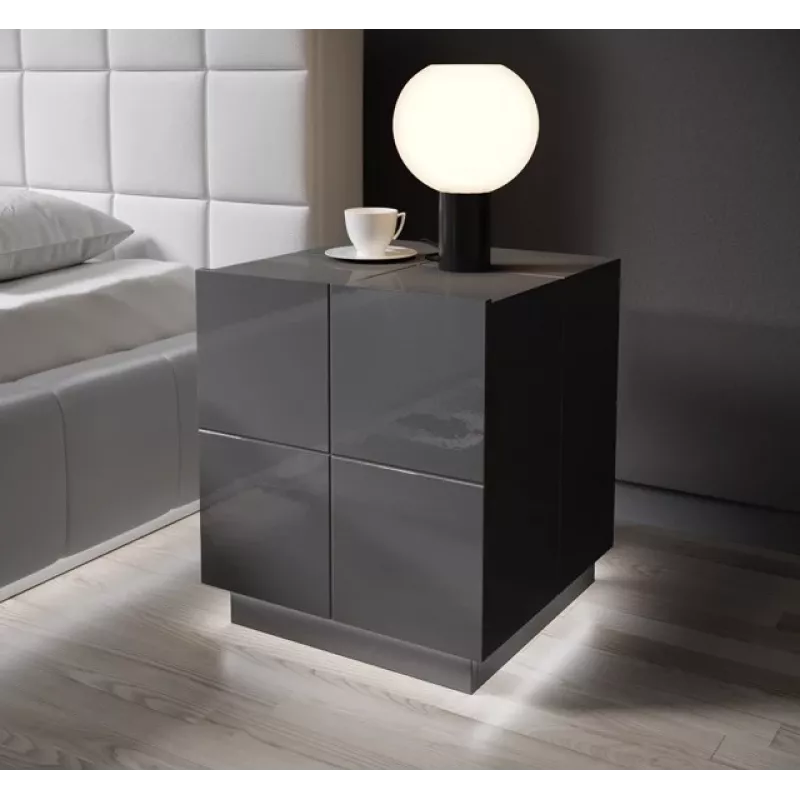 Candeeiro de cabeceira Cama Meble REJA – LED de sobrepor branco, alimentação AC