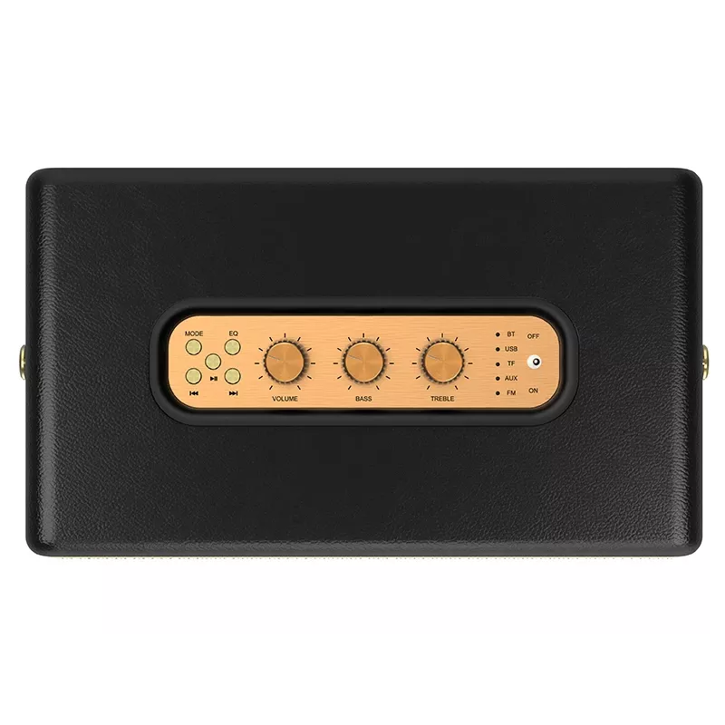 Altifalante estéreo portátil TRACER M45 Preto — Bluetooth 5.0, 45 W RMS, rádio FM, microfone incorporado, alimentado por pilhas