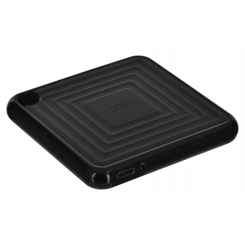 SILICON POWER PC60 - SSD - 1TB - externo (portátil) - USB 3,2 Gen 2 - AES de 256 bits - preto (SP010TBPSDPC60CK)