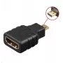 Adaptador de mudança de sexo Microconnect HDM19F19MM Micro HDMI HDMI preto