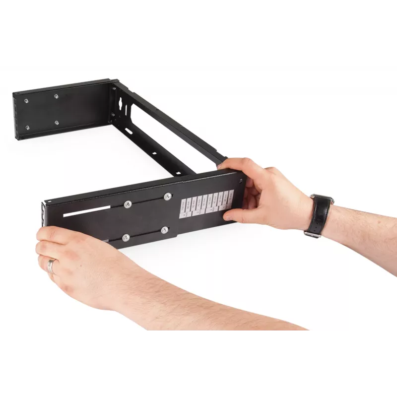 Digitus DN-19 PB-4U-SW - Armário de parede - preto, RAL 9005 - 8U - 48,3 cm (19 polegadas) (DN-19 PB-8U-SW)