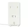 Qoltec 57013 antena omnidirecional 4G LTE de interior, 2x SMA, 0,6-2,7 GHz, 30 dBi, polarização vertical, 50 Ω, ABS branco