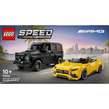 LEGO Speed Champions Mercedes-AMG G 63 & Mercedes-AMG SL 63 76924, multicolor