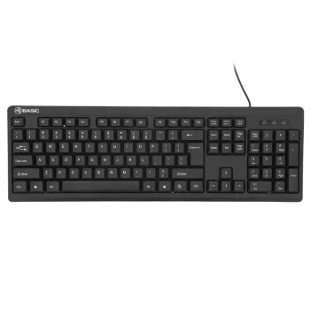 Teclado USB com fios Tellur preto – Basic USB, layout US