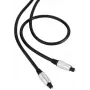 SpeaKa Professional Cabo de ligação áudio digital Toslink [1x ficha Toslink (ODT) - 1x ficha Toslink (ODT)] 1,50 m preto bainha SuperSoft SpeaKa Professional (SP-7870568)