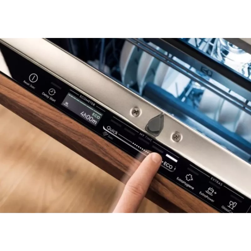 Máquina de lavar loiça de encastrar Electrolux EEG63410L, estreita 45 cm, 10 conjuntos, 8 programas, AirDry, AquaStop