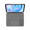 Logitech Combo Touch Teclado QWERTY US International Cinzento Trackpad