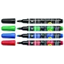 Marcador permanente STANGER M235, 1-3 mm, conjunto 4 cores 712012