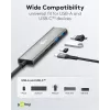 Goobay hub USB slim de 4 portas USB-C macho/USB-A 5 Gbit/s - ficha USB 3.2 (76563)