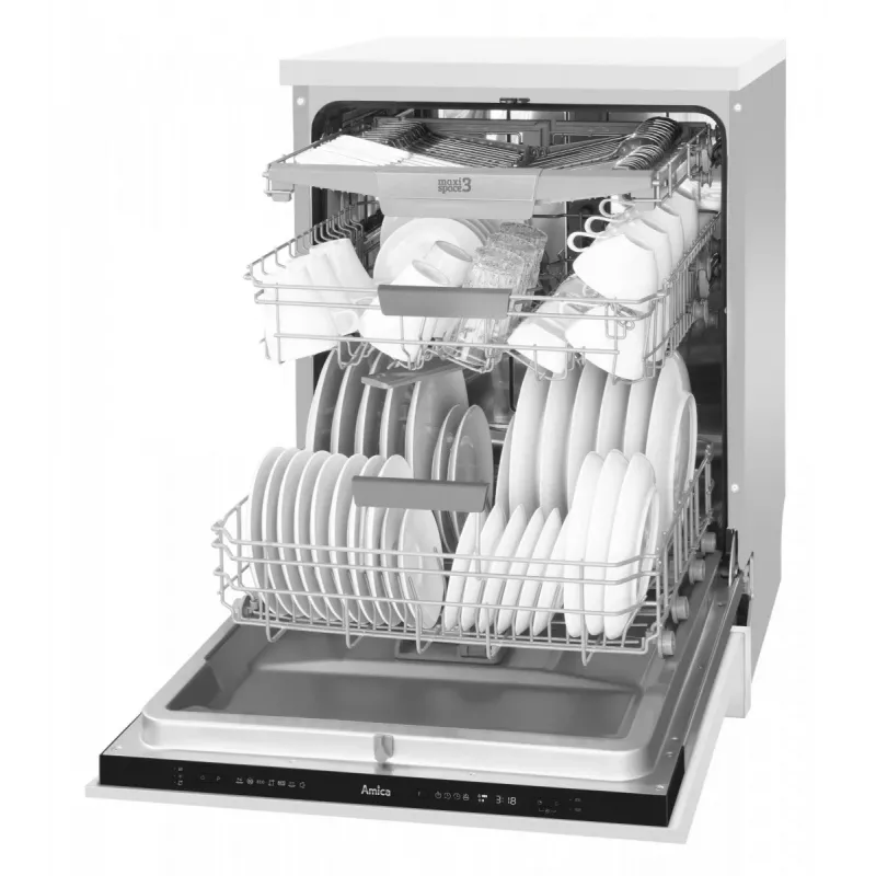 Máquina de lavar loiça de encastrar AMICA DIM64C7EMONqH 14 conjuntos de louça, classe de eficiência energética C
