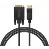 Cabo SAVIO DisplayPort para VGA (D-Sub) 1,8 m, preto