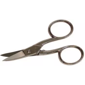 Tesoura de unhas c.k tools C8061 90 mm niquelada, ferramenta de manicura de precisão
