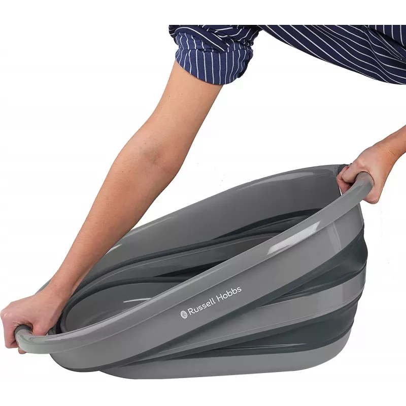 Cesto de roupa Russell Hobbs LA053879GRYFEU7 27L dobrável