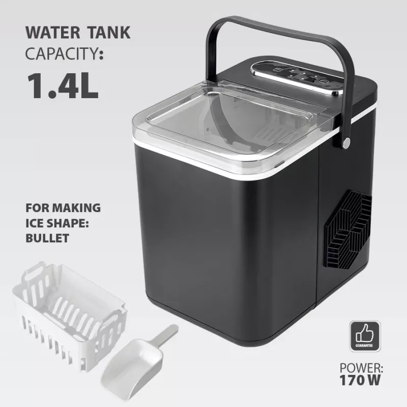 Máquina de fazer gelo Maestro MR-820 — máquina de gelo de mesa, modelo MR-820